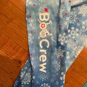 Blue Snowflake Women's Pants